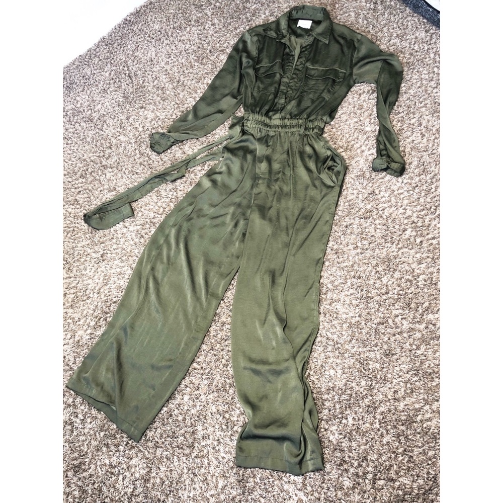 Sleek Satin Jumpsuit